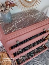 Commode vintage relookée 