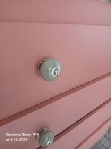 Commode vintage relookée 