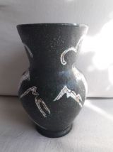 Vase vintage au décor original signé italy
