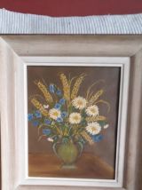 Tableau ancien à l'huile signé