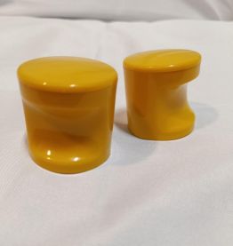Bauhaus Design HEWI boutons de porte jaunes.