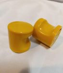 Bauhaus Design HEWI boutons de porte jaunes.