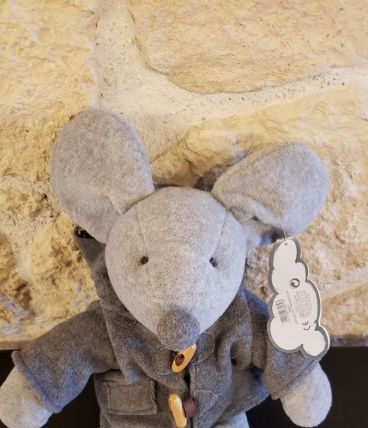 Peluche souris grise Cocotine by Dimpel