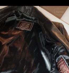 Magnifique veste en cuir véritable femme