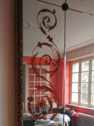 Grand Miroir De Bistrot - Brasserie Art Nouveau