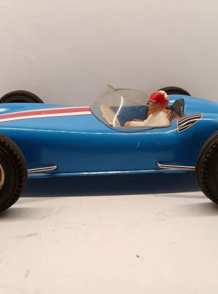 Joustra - Auto de Course biplace en tôle, modèle à friction,