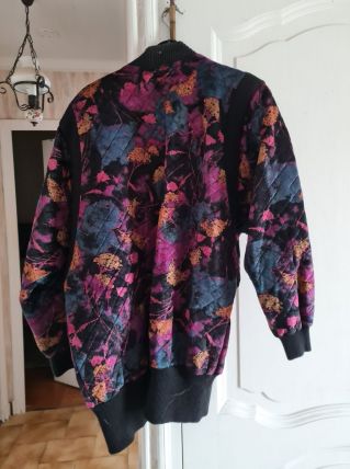 Veste longue très colorée  année 80/90  T42/44