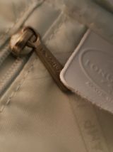 Sac Longchamp roseau bleu pâle
