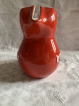 Pichet en porcelaine rouge 3/4 L