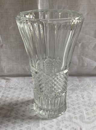 Grand et beau vase en cristal excellent état années 1950