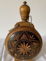 Gourde de berger en bois 