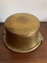 Chaudron en cuivre bon état diamètre 35 cm ,profond: 20 cm
