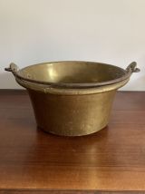 Chaudron en cuivre bon état diamètre 35 cm ,profond: 20 cm