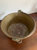 Chaudron en cuivre bon état diamètre 35 cm ,profond: 20 cm