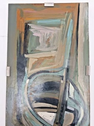 Tableau peinture huile Sur panneau bois signée J Philippon 
