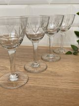 Set de 4 verres à porto 