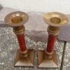 duo de bougeoirs , vintage