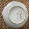 Assiette vintage en porcelaine 