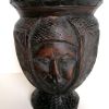 Vase rituel tricéphale Congo 