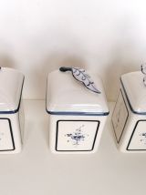 3 pots à épices Villeroy et Boch 