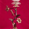 lampe fleuralelaiton et etain 1900 art nouveau tulipe murano