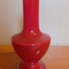 Vase rouge style art déco 23cm