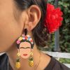 Boucles d'oreille Frida Ananas