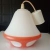 lustre champignon orange