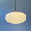 GRANDE SUSPENSION ANCIENNE EN OPALINE XL 35 CM  VINTAGE