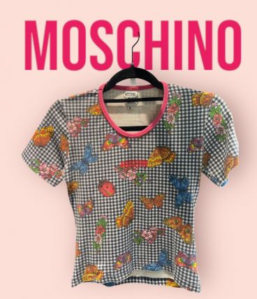 Top femme MOSCHINO JEANS vichy vintage 