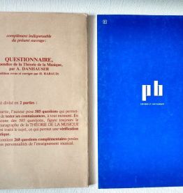 Lot 2 livres : Harmonie P Daniderff et Théorie Musique