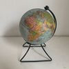 Globe vintage 1960 terrestre verre Perrina - 24 cm