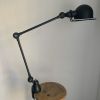 Lampe vintage 1980 Jielde 2 bras noire mat d'origine - 100 c