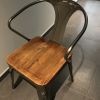 Chaise industrielle vintage