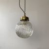 ANCIENNE SUSPENSION ART-DECO XL VINTAGE