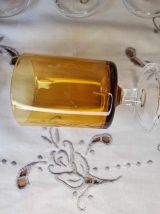 Ensemble de 6 verres à vin teinte ambrée Suède LUMINARC