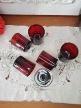 Ensemble de 6 verres à vin rouge Rubis Suède LUMINARC