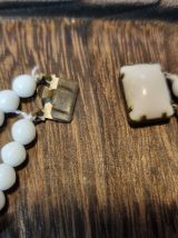 Ancien collier perles en verre