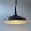 ANCIENNE  LAMPE SUSPENSION INDUSTRIELLE UFO XXL VINTAGE