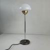 ANCIENNE GRANDE LAMPE A POSER EN OPALINE VINTAGE