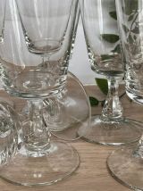 Set de 9 verres à vin blanc