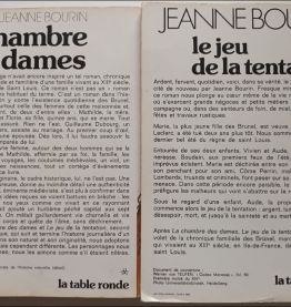 La chambre des dames de Jeanne BOURIN (Vol 1 &amp; 2)
