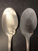 Deux Cuillères à sauce , coulis SPATOURS Christofle