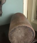Bouteille ancienne en terre cuite