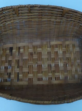 Panier en osier format corbeille