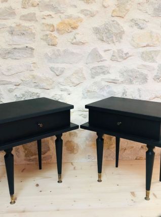 Paire de tables de nuit, datant des année 60/70