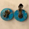 Clips pastille turquoise vintage '70