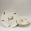 Lot de 6 assiettes plates « Digoin Sarreguemines / modèle La