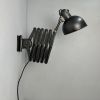 ANCIENNE LAMPE APPLIQUE ACCORDEON BAUHAUS