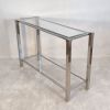 Magnifique  console  argent et or 1970’s Pierre Vandel  